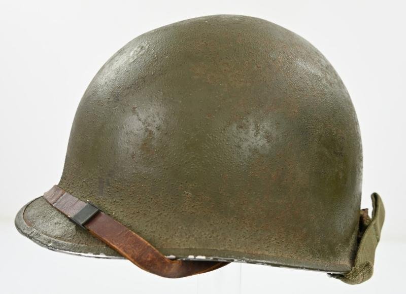 US WW2 Named M1 Combat Helmet 'Norman R. Frost' — image 2