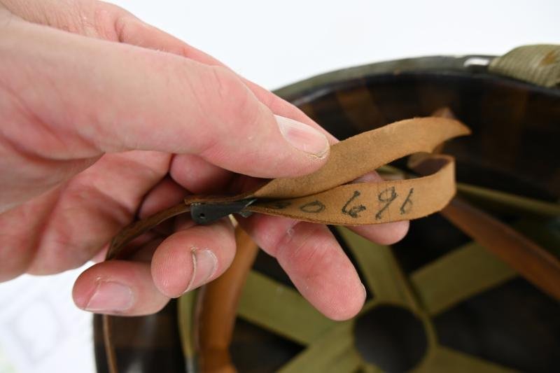 US WW2 Named M1 Combat Helmet 'Norman R. Frost' — image 20