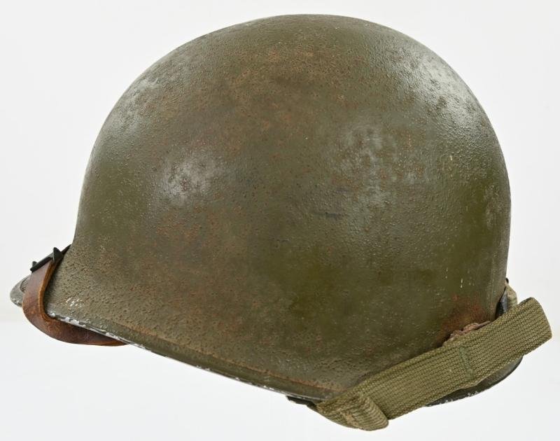 US WW2 Named M1 Combat Helmet 'Norman R. Frost' — image 3