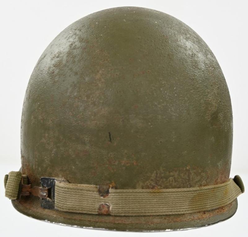 US WW2 Named M1 Combat Helmet 'Norman R. Frost' — image 4