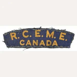 Canadian WW2 R.C.E.M.E. Shoulder Flash