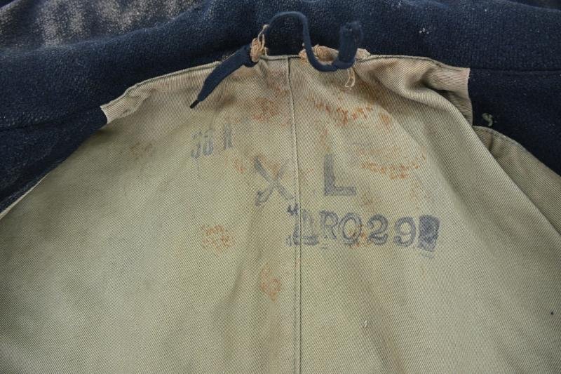 US WW2 EM Dyed Black Greatcoat — image 5