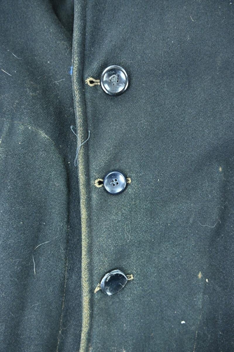 US WW2 EM Dyed Black Greatcoat — image 8