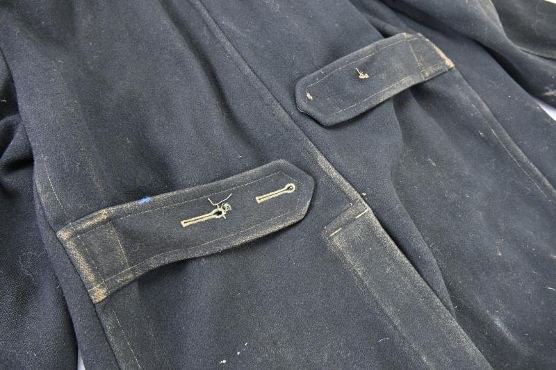 US WW2 EM Dyed Black Greatcoat — image 9