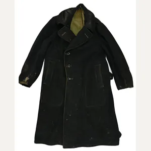 US WW2 EM Dyed Black Greatcoat