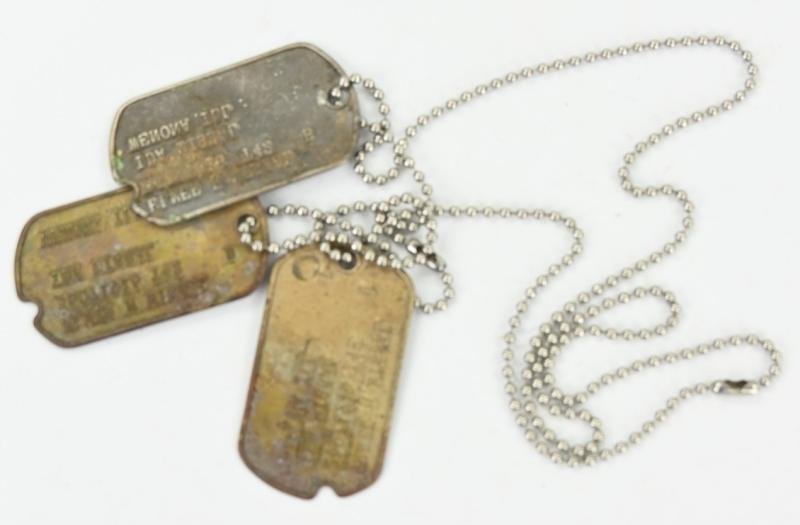US WW2 Dog-Tag set 'Elmer Harold 'Andy' Missal' — image 5