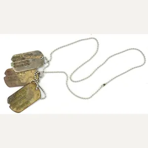 US WW2 Dog-Tag set 'Elmer Harold 'Andy' Missal'