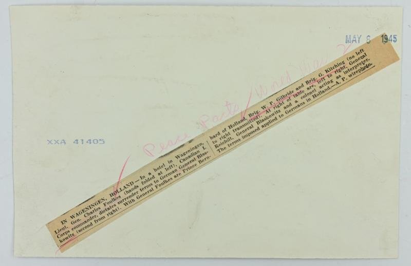 Allied WW2 Press Photo 'German Surrender in Holland' — image 3