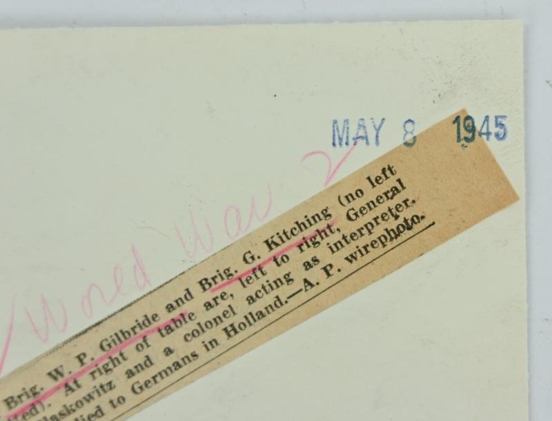 Allied WW2 Press Photo 'German Surrender in Holland' — image 4