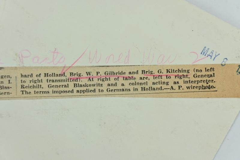 Allied WW2 Press Photo 'German Surrender in Holland' — image 7