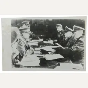 Allied WW2 Press Photo 'German Surrender in Holland'