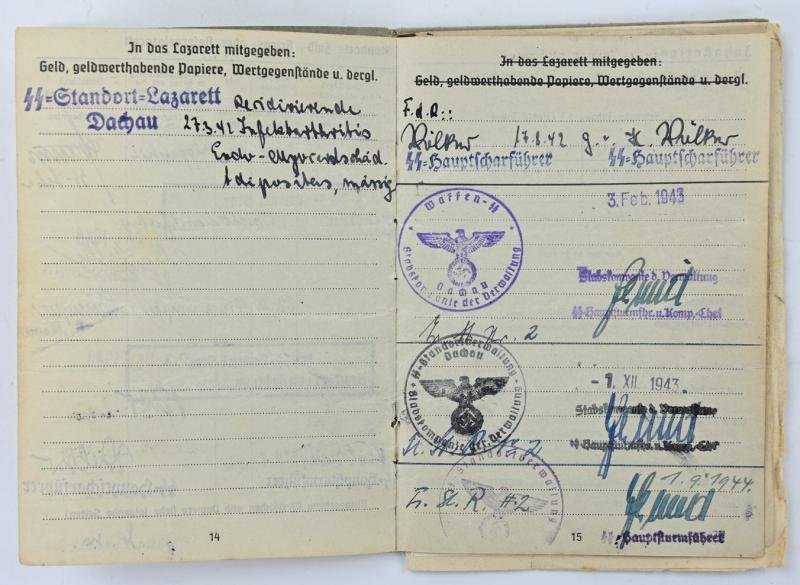 German Waffen-SS Soldbuch SS-hauptsturmführer Erwin Fellner — image 10