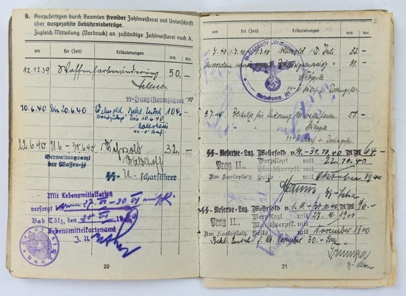 German Waffen-SS Soldbuch SS-hauptsturmführer Erwin Fellner — image 11