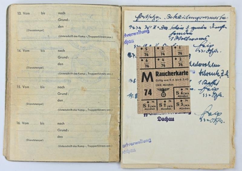 German Waffen-SS Soldbuch SS-hauptsturmführer Erwin Fellner — image 14