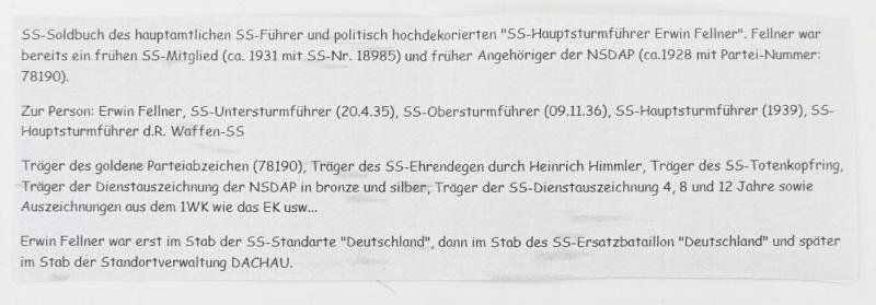 German Waffen-SS Soldbuch SS-hauptsturmführer Erwin Fellner — image 19