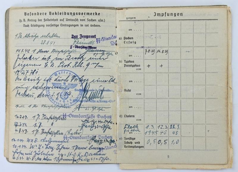 German Waffen-SS Soldbuch SS-hauptsturmführer Erwin Fellner — image 8