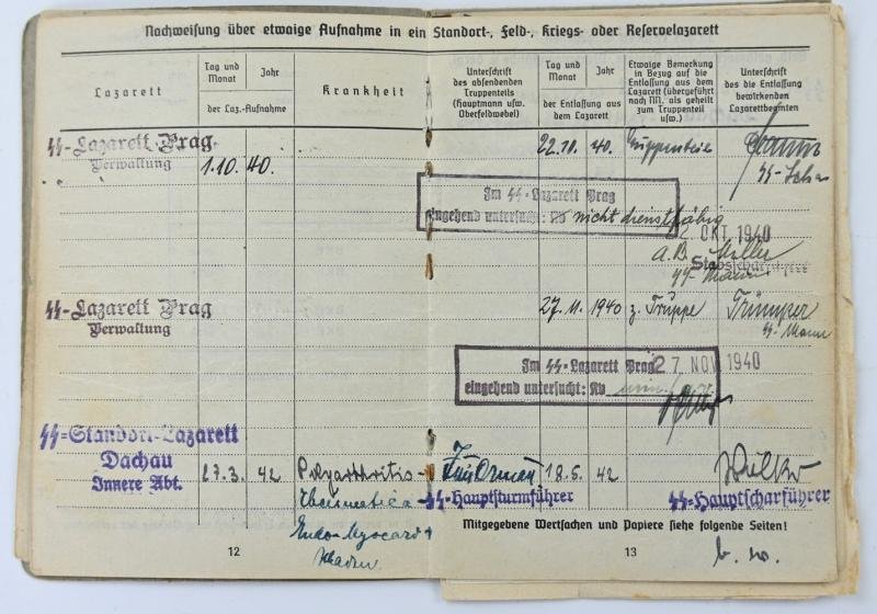 German Waffen-SS Soldbuch SS-hauptsturmführer Erwin Fellner — image 9