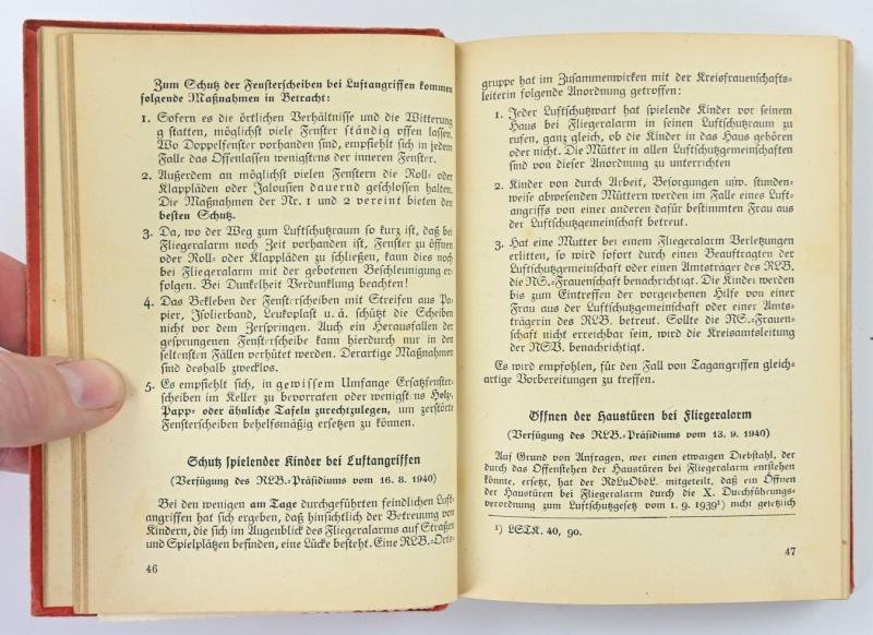 German Luftschutz Agenda 1941 — image 5