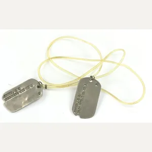 US WW2 Dog-tag Set 'C.W. Knorr''