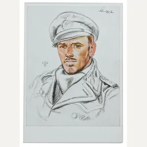 German KM Postcard 'Kapitanleutnant Schulze'