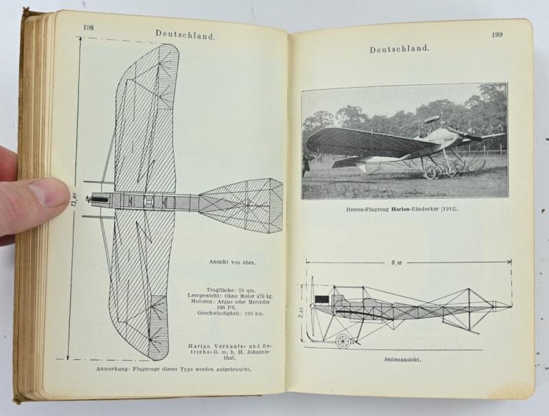 German WW1 Pocketbook 'Airplane Identification' 1914 — image 8