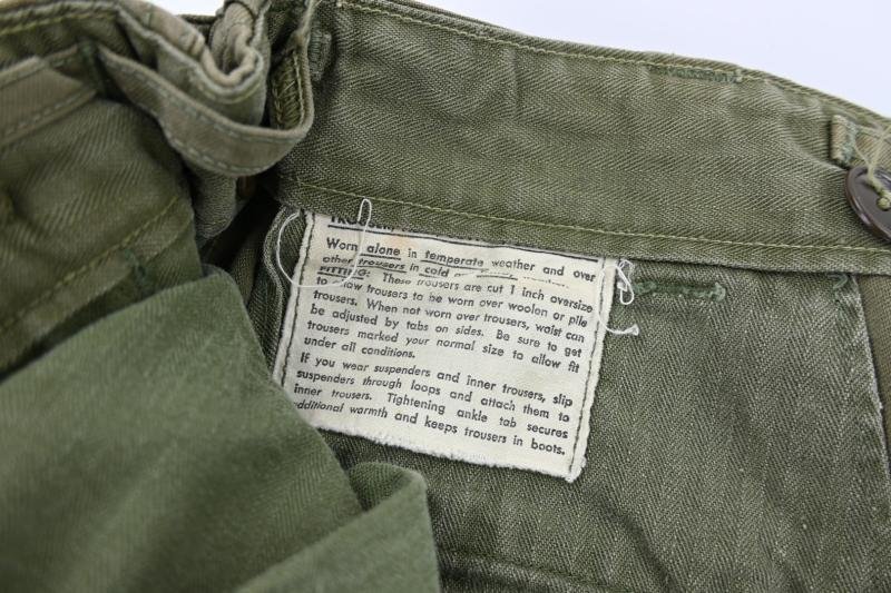 US WW2 M-1943 M43 Rigger Paratrooper Jumptrousers — image 18