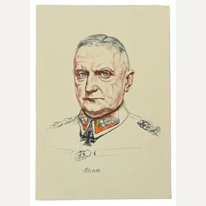 German WH Postcard 'Generaloberst Kurt Haase'