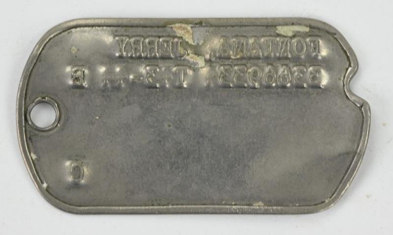 US WW2 Dog-Tag 'Jerry Fontana' — image 3