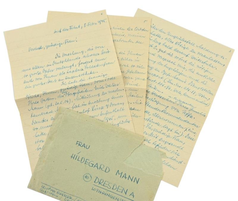 German WH Fieldpost Letter with Envelop — image 4