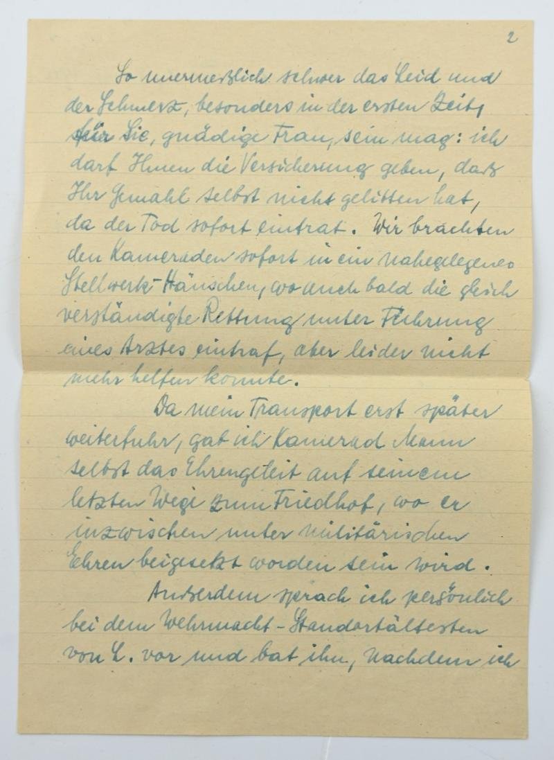 German WH Fieldpost Letter with Envelop — image 6