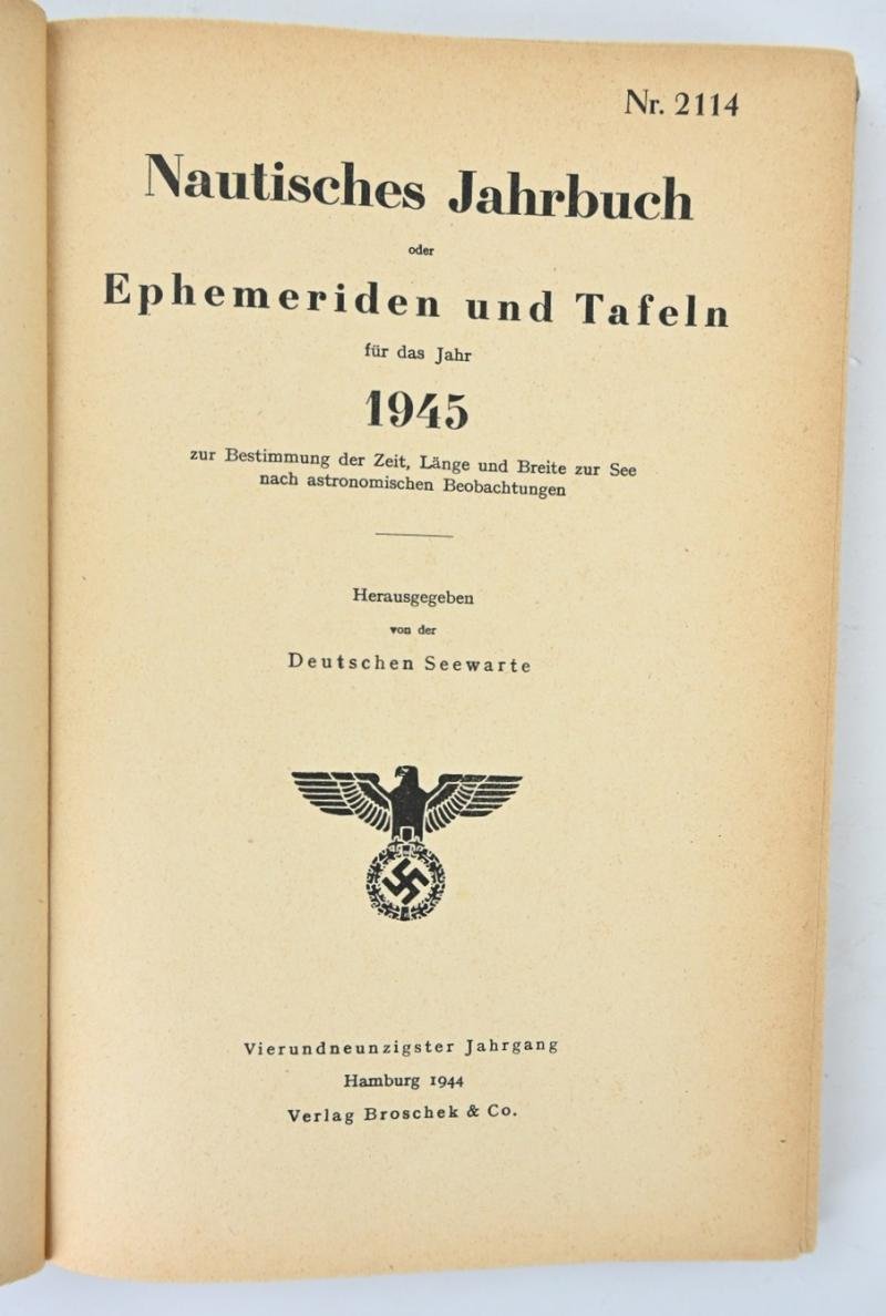 German KM Yearbook 1945 — image 2