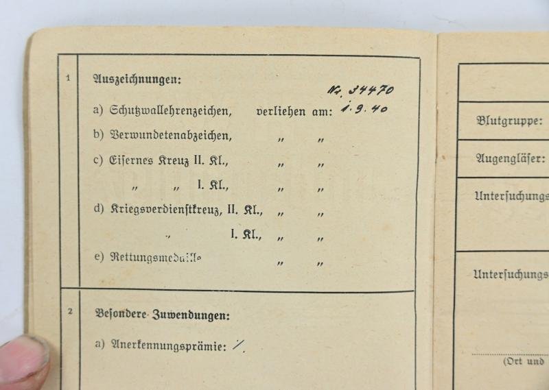German WH Festungsbau Dienstbuch — image 5