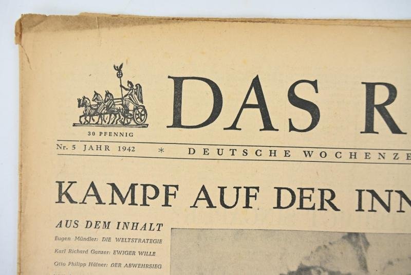 German Newspaper 'Das Reich' 1 February 1942 — image 2