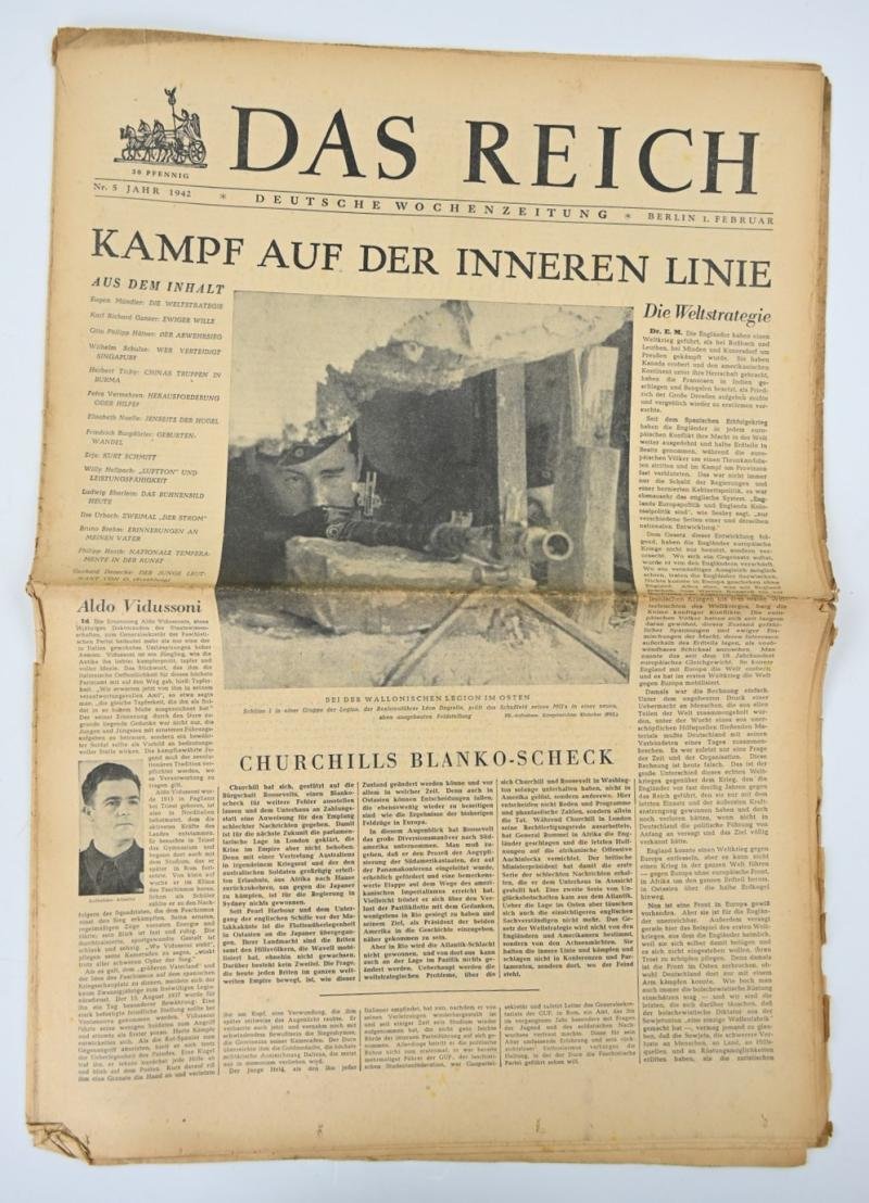 German Newspaper 'Das Reich' 1 February 1942 — image 3