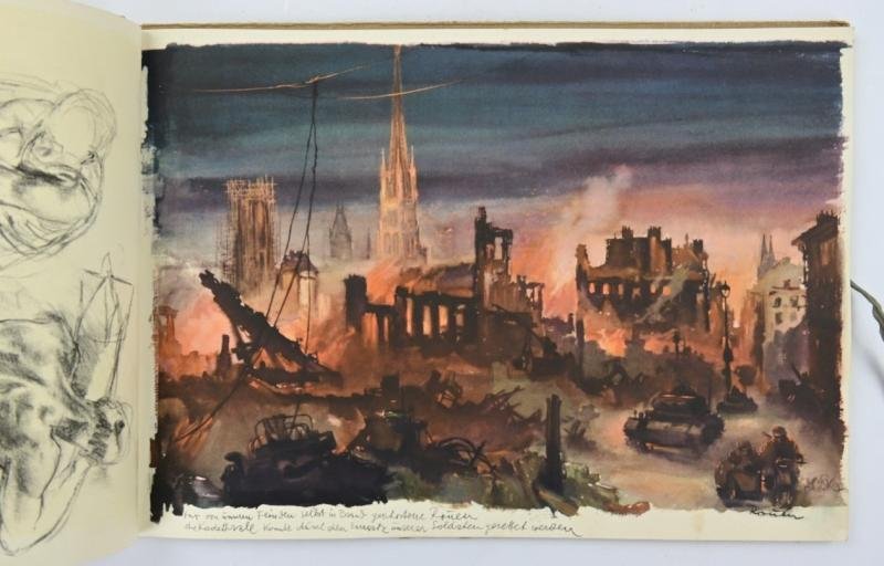 German WH Haut Liska Sketch Book 1944 — image 4