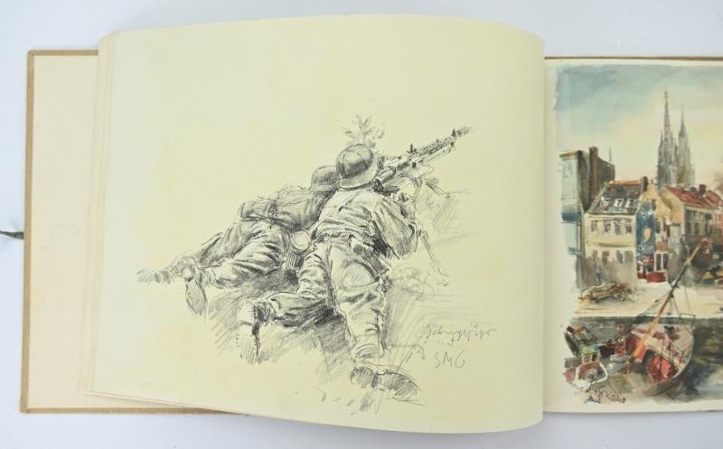 German WH Haut Liska Sketch Book 1944 — image 5