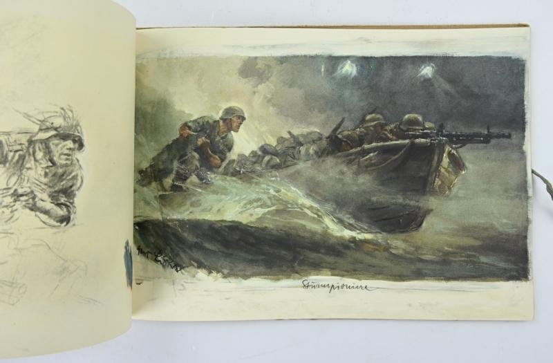 German WH Haut Liska Sketch Book 1944 — image 6