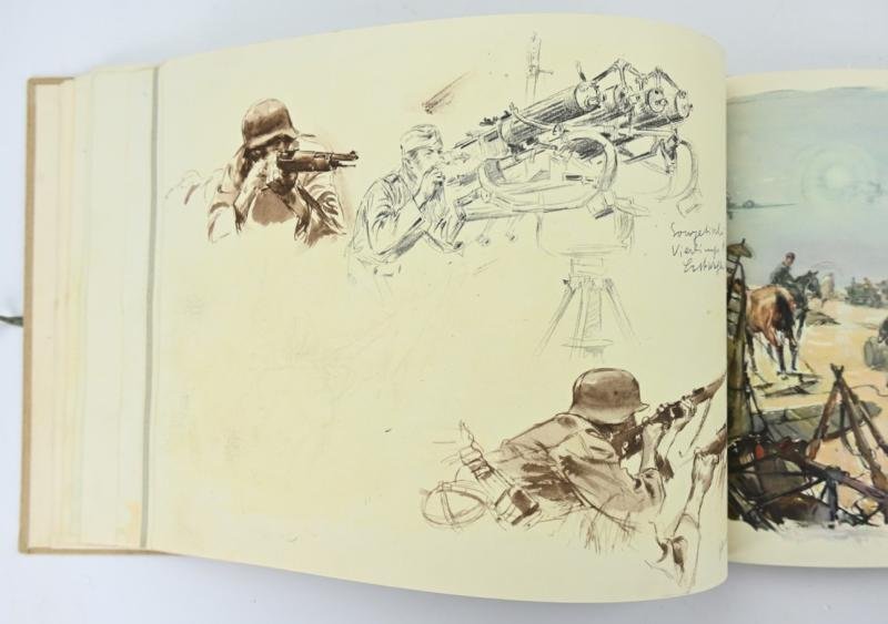 German WH Haut Liska Sketch Book 1944 — image 7