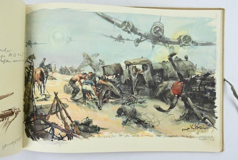 German WH Haut Liska Sketch Book 1944 — image 8