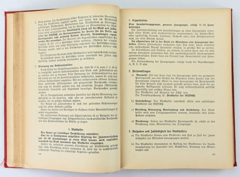 German NSDAP Organization Book 1937 — image 5