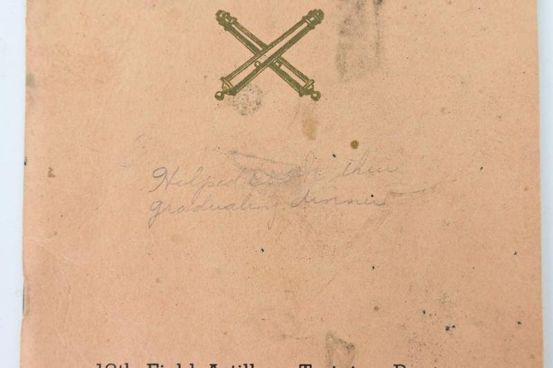 US WW2 54th Armoured Field Artillery Battallion Gratuation Booklet — image 2