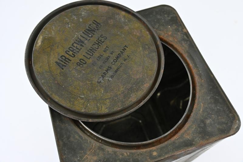 USAAF WW2 Air Crew Lunch Tin Can — image 7