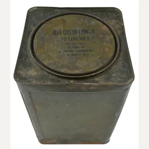USAAF WW2 Air Crew Lunch Tin Can