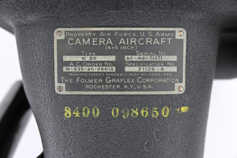 USAAF WW2 K-20 Aerial Reconnaissance Camera — image 17