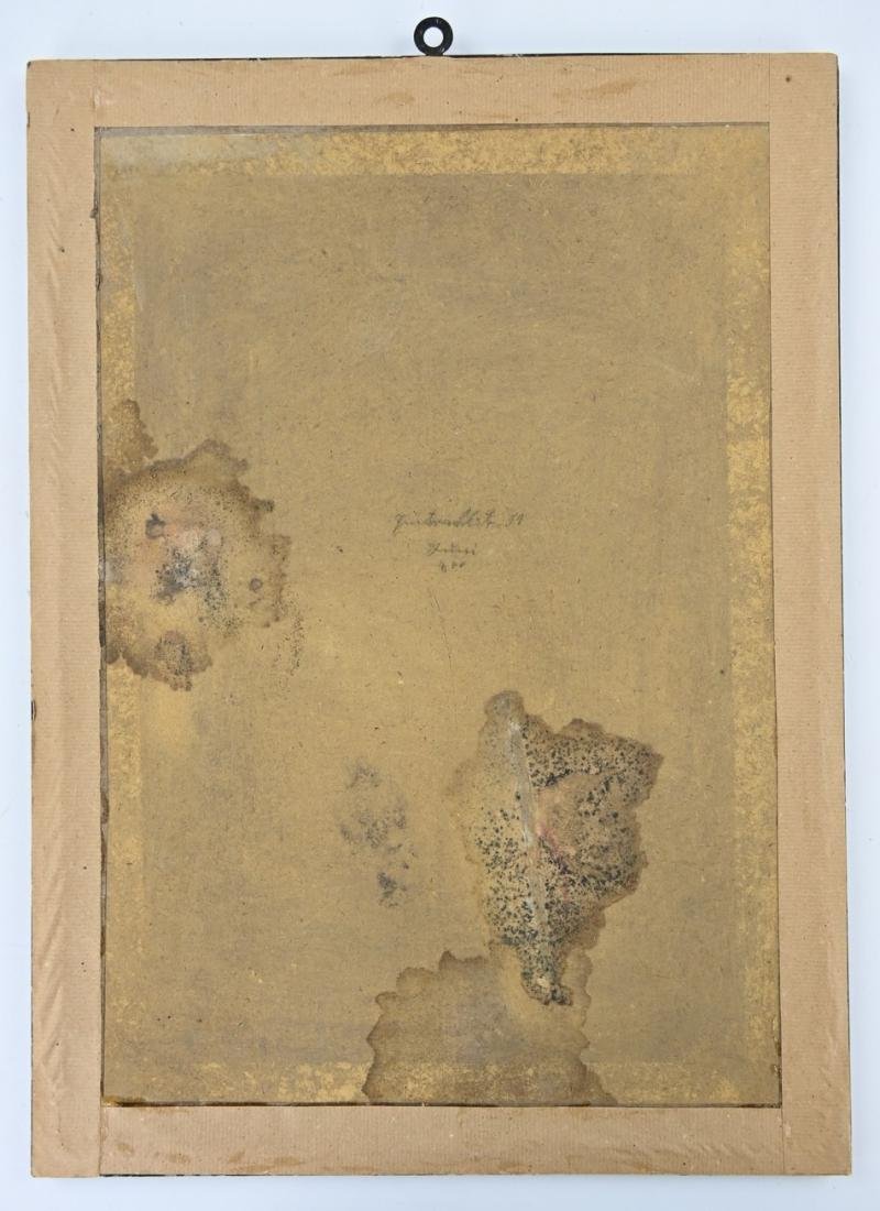 German WH Panzer Service Certificate in Frame — image 10