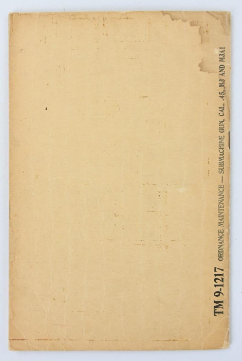 US WW2 Technical Manual Grease Gun TM 9-1217 — image 5