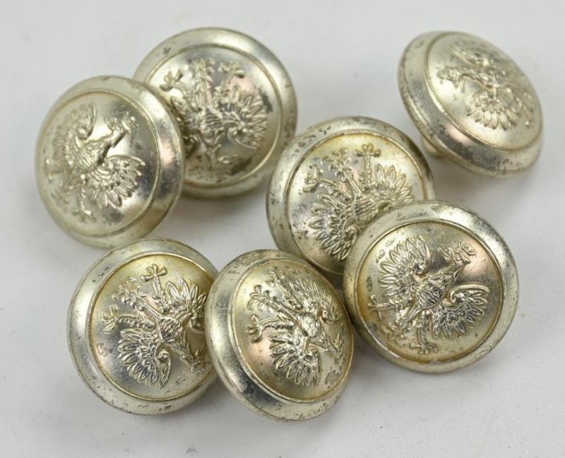 Polish WW2 Dress Button Set — image 2