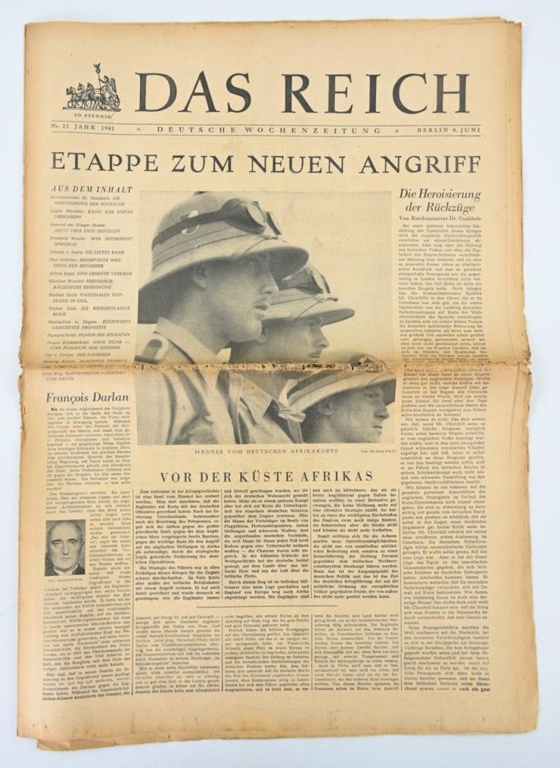 German Newspaper 'Das Reich' 8 June 1941 — image 3
