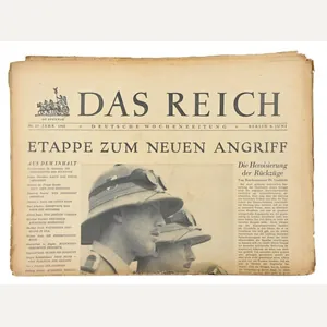 German Newspaper 'Das Reich' 8 June 1941