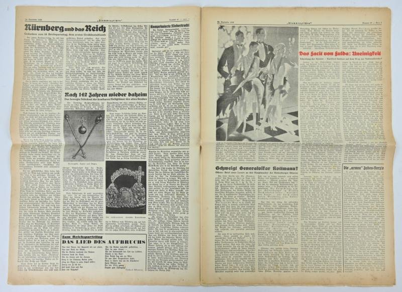 German Third Reich Newspaper 'Flammenzeichen' 1938 — image 3